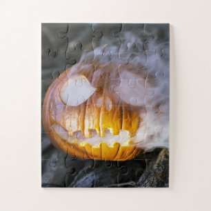 Spooky Jack-o-lantern Jigsaw Puzzle