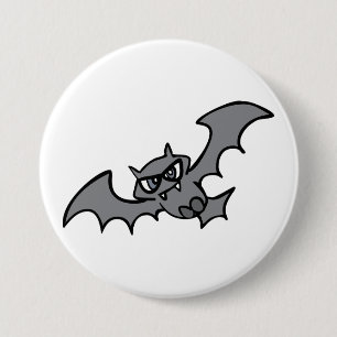 Spooky Kawaii Evil Vampire Bat 7.5 Cm Round Badge