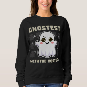 Spooky Kawaii Ghost Halloween Women's Sweatshirt
