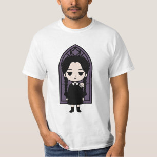 Spooky Kawaii Goth Girl   Dark Academia Sticker  T-Shirt