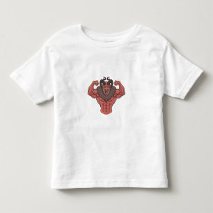 Spooky Krampus Christmas Flexing Muscle Fitness Toddler T-Shirt