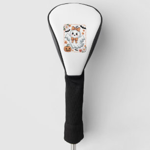 Spooky Lace Ghost Halloween Golf Head Cover