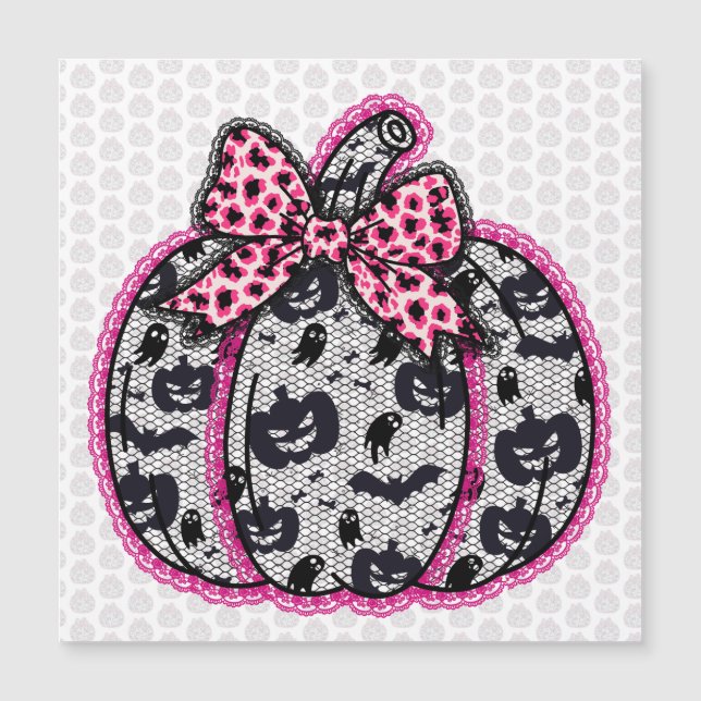 Spooky Lace Halloween Pumpkin Coquette (Front)