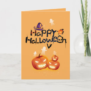 SPOOKY LANTERNS HALLOWEEN CARD FOR ANY CHILD