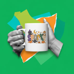 Spooky Letter Block Coffee Mug