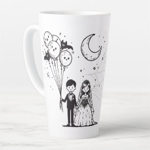 Spooky Little Couple Latte Mug