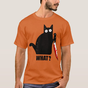 Spooky Lockdown Cat Hat T-Shirt