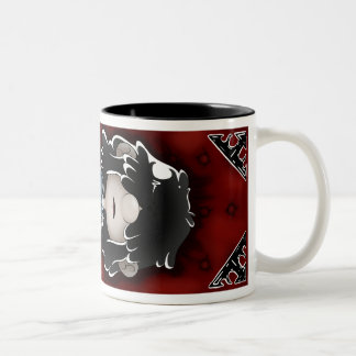 Spooky Lucy Mug. Two-Tone Coffee Mug