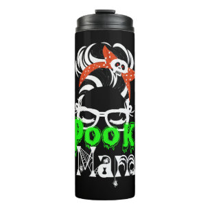 Spooky Mama , Halloween Funny , Spooky , Halloween Thermal Tumbler