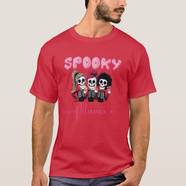 Spooky Mama Halloween Halloween Mummy and Me frien T-Shirt (Front)