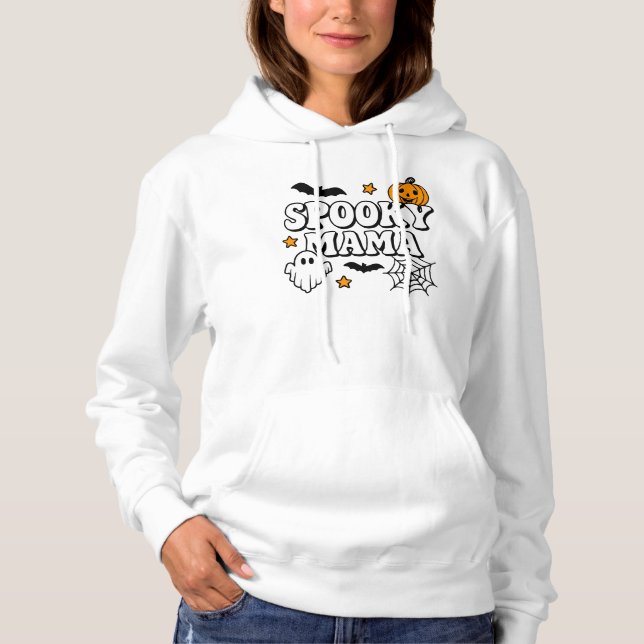Spooky mama halloween hoodie (Front)