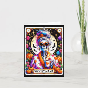 Spooky Mama Tarot Card Halloween Black Cat Mum