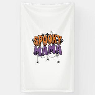 Spooky Mama Vintage Halloween Mum Shirt Design_1 Banner