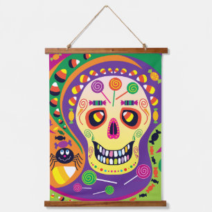 Spooky Meets Sweet Hanging Tapestry