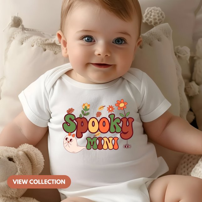 Spooky Mini Halloween Mummy and Me Matching Baby Bodysuit (Creator Uploaded)