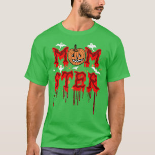 Spooky Momster T Matching Momster Halloween  Women T-Shirt