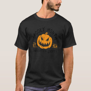 Spooky Month Appreciation Society Jack O Lantern H T-Shirt