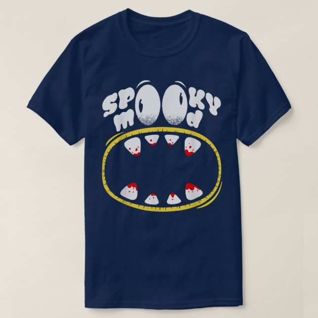 Spooky Mood Halloween Costume Monster Classic Funn T-Shirt (Design Front)