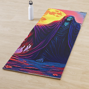 Spooky Moon Death's Call Design Yoga Mat
