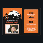 Spooky Moon Halloween Party Invite (photo)<br><div class="desc">If you'd like to see this design in a different size or on a different product,  just email me at holidayemporium@gmail.com. I'd be happy to assist you.</div>