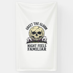 Spooky Moon Skull Halloween Graphic Shirt_1 Banner