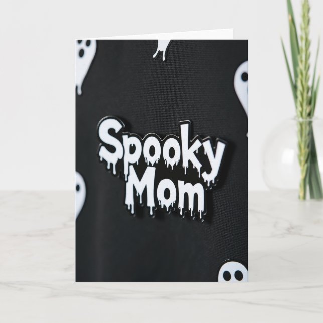 Spooky Mum Best Wishes Card (Front)