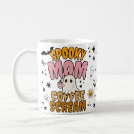 Spooky Mum Coffee Scream Mug - 11oz