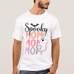 Spooky Mum Halloween Design T-Shirt