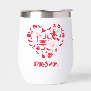 Spooky Mum Tumbler Drinking Glass