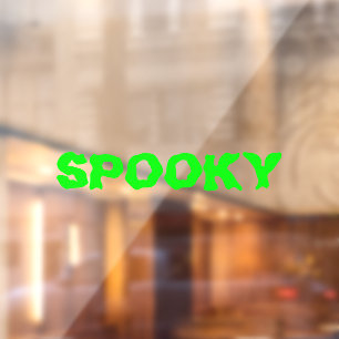 Spooky neon green slime Halloween custom decor
