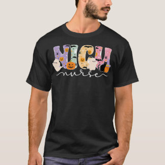 Spooky NICU Nurse Halloween NICU Nursing T-Shirt