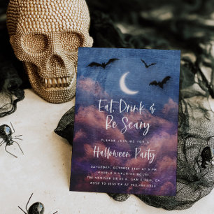 Spooky Night Adult Halloween Party Invitation