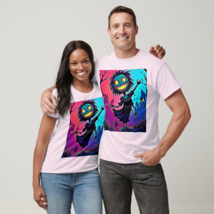 Spooky Night Halloween Creature Design T-Shirt