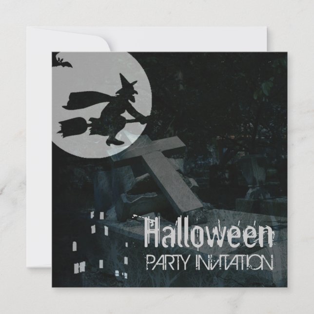 Spooky Night Halloween Party Invitation (Front)