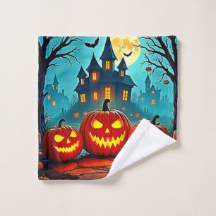  Spooky Night Haunted House Thrills Bath Towel Set
