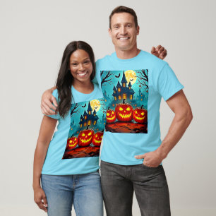 Spooky Night Haunted House Thrills T-Shirt