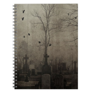 Spooky Night Of Crows Notebook