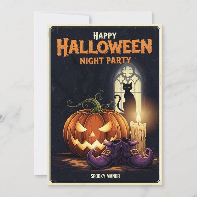 Spooky Night Party Invitation (Front)