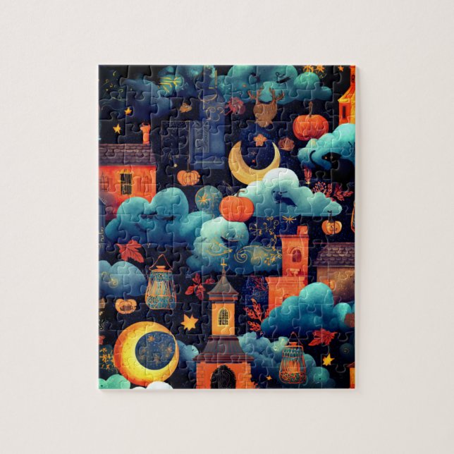 Spooky Night Sky Jigsaw Puzzle (Vertical)