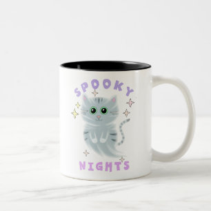 SPOOKY NIGHTS Two-Tone COFFEE MUG