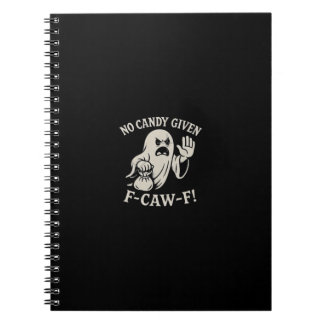 Spooky No Given F-Caw-F Graphic Notebook