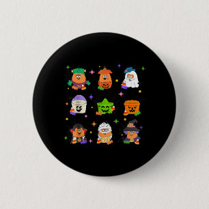 Spooky Nuggets Meal Bucket Halloween Chicken 6 Cm Round Badge