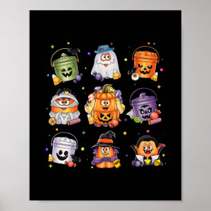 Spooky Nuggets Meal Bucket Halloween Chicken Nugge Poster