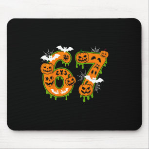 Spooky Number 67 In Halloween For Everyone Mouse Pad