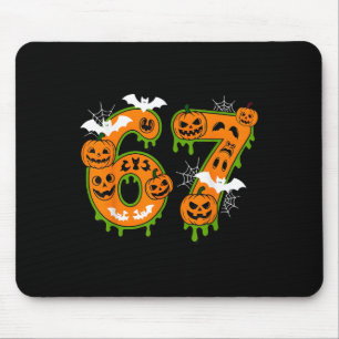 Spooky Number 67 In Halloween For Everyone Mouse Pad