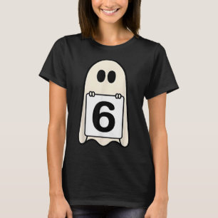 Spooky Number 6 Matching Halloween Costume Group M T-Shirt