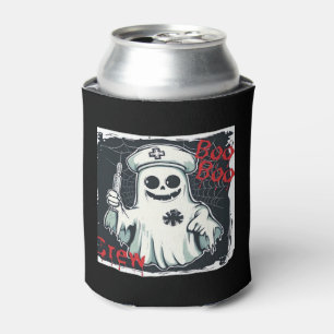 Spooky Nurse Ghost Haunted Hospital Crew Ghostly N Can Cooler