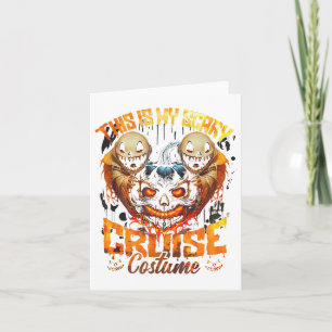 Spooky Nurse Halloween Cute Lace Ghost Boo Boo Cre Card