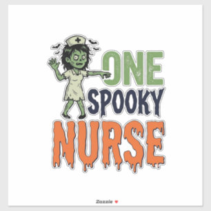 Spooky Nurse Halloween Vintage Vector Design_1