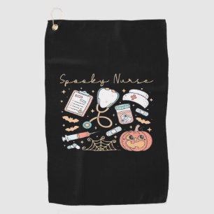 Spooky Nurse Life Oversized T-Shirt Golf Towel